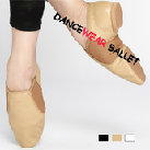 Twin Gores Leather Dance Shoes Jazz Shoes